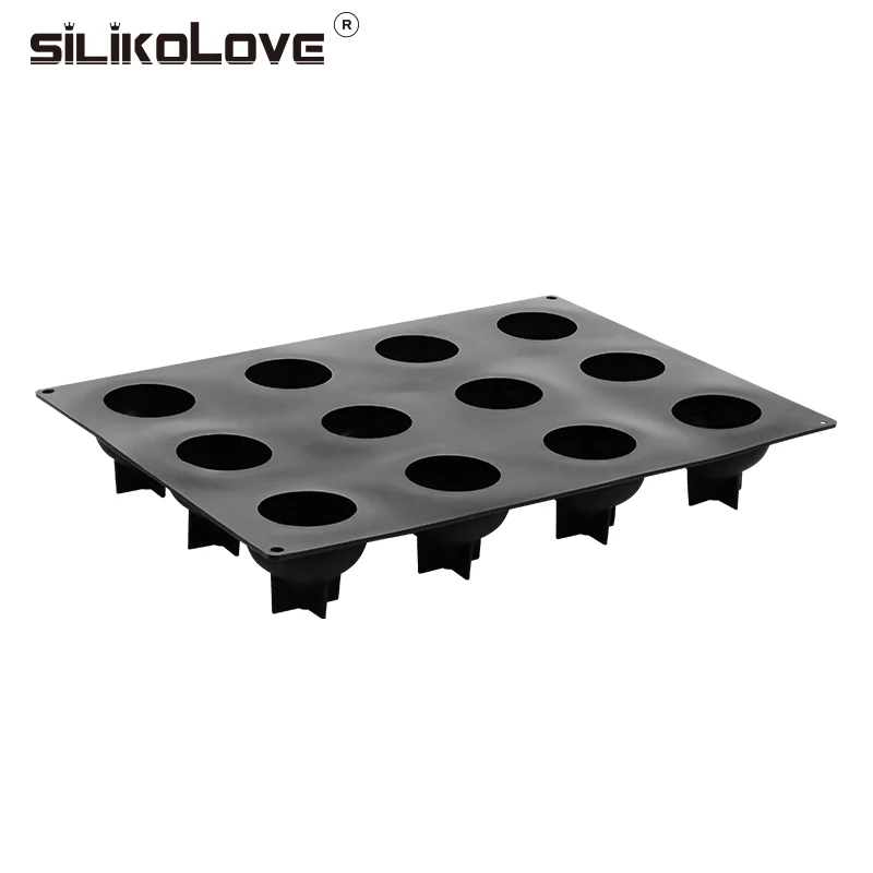 Силиконовые формы для выпечки SILIKOLOVE силиконовые в форме капли безопасные черные