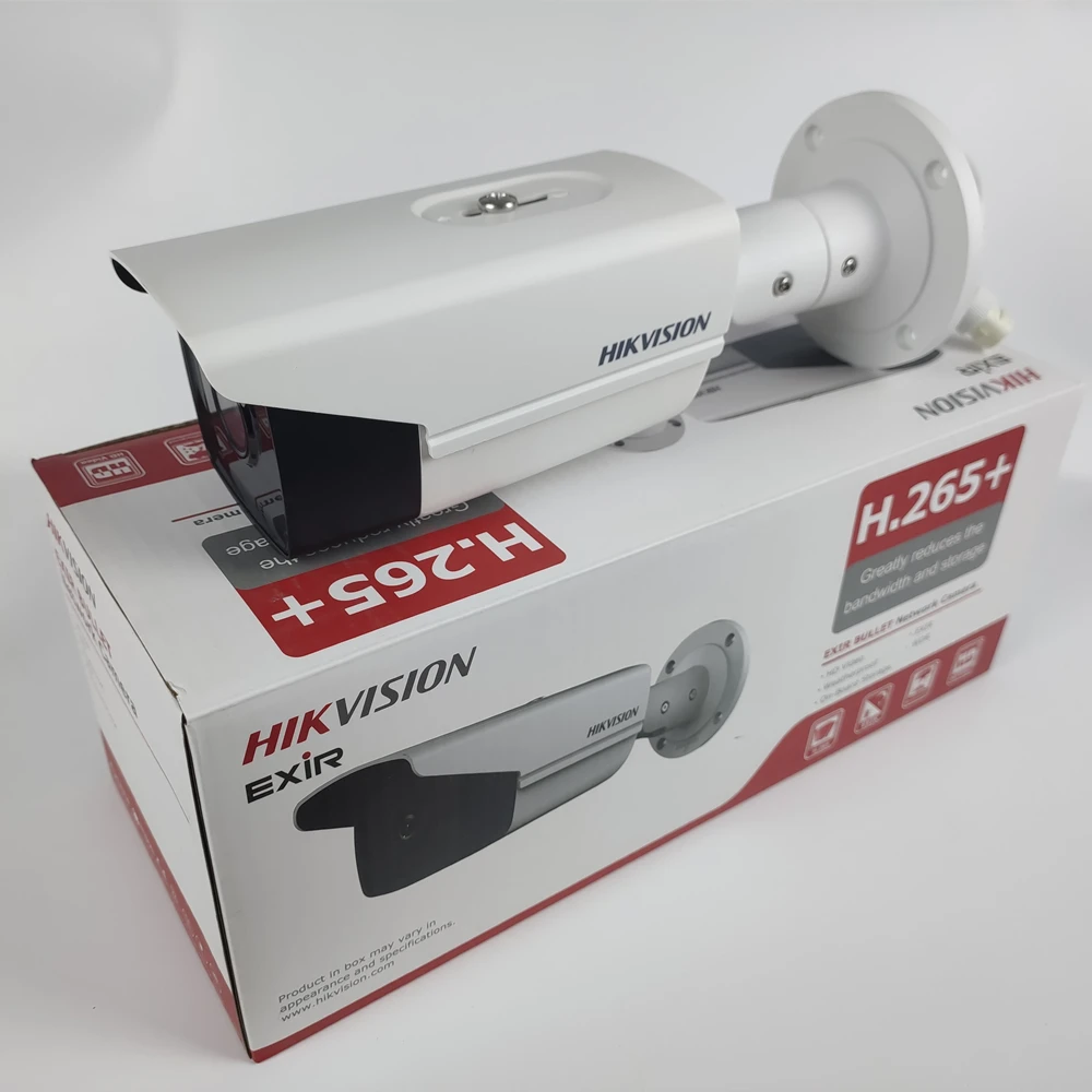 Оригинальная цилиндрическая сетевая фотокамера Hikvision 4 МП Стандартная замена