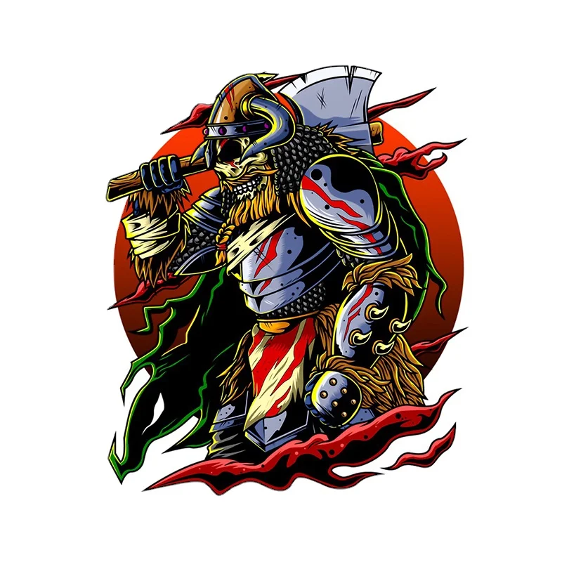 

OFK For Samurai Motorcycle Car Bumper Stickers Car Accessories Decal Bumper Waterproof Occlusion Scratch13cm X 11cm