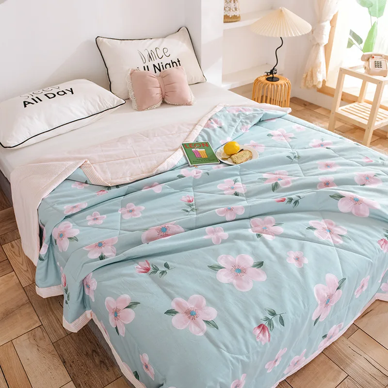 Летнее прохладное одеяло чистый хлопок кондиционер летнее диван обеденный