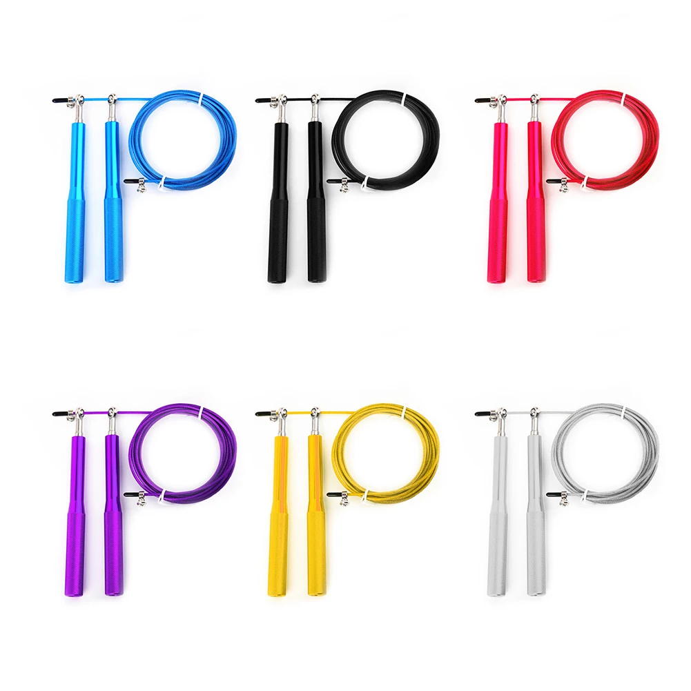 

Скакалка 3 м портативная регулируемая для тренировок спорта для похудения Скакалка оборудование для тренировок для фитнеса быстрая скорос...