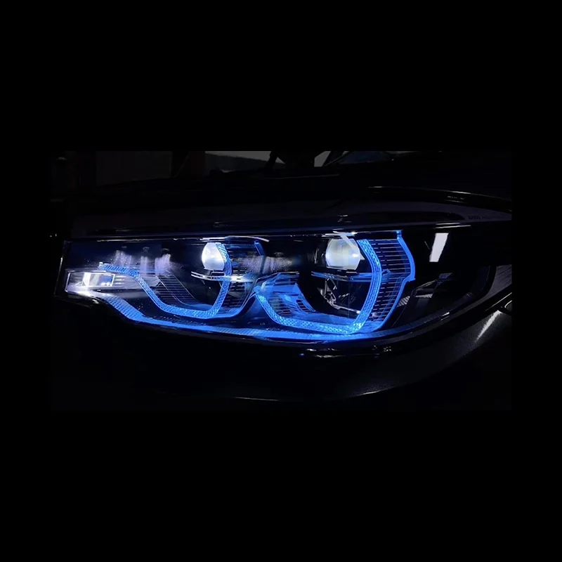 Car LED Angel Eye Drl Daytime Running Light for BMW 5 series g30 g38 f10 f18GT RGB Colorful Lamp Modified APP Control