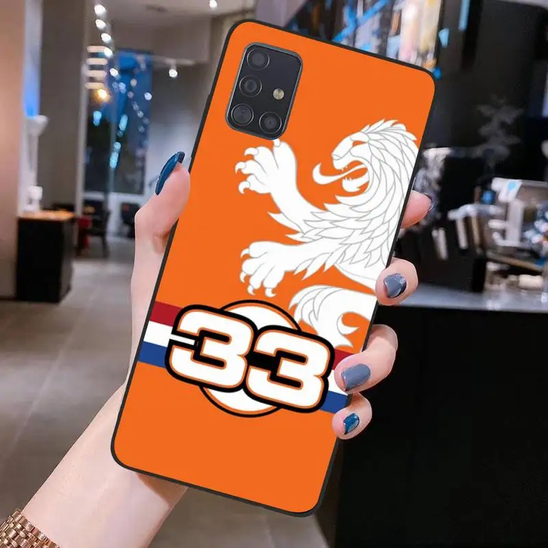 Чехол для телефона F1 Racer Number 33 Max V Samsung Galaxy S21 Plus Ultra S20 FE M11 S8 S9 plus S10 5G lite 2020|Бамперы| |