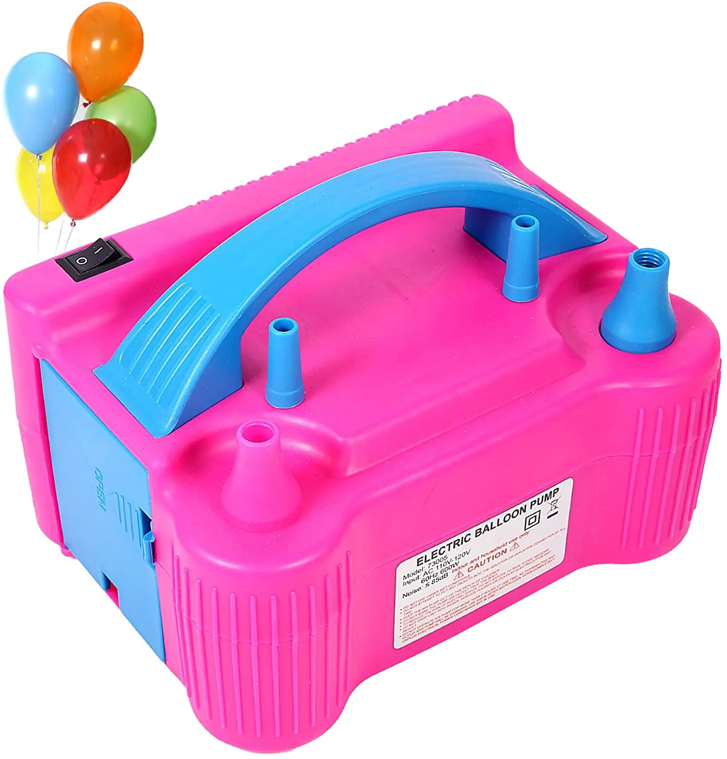 

Новая портативная двойная насадка, Электрический фотоэлектрический воздушный насос для воздушных шаров, надуватель для воздушных шаров дл...