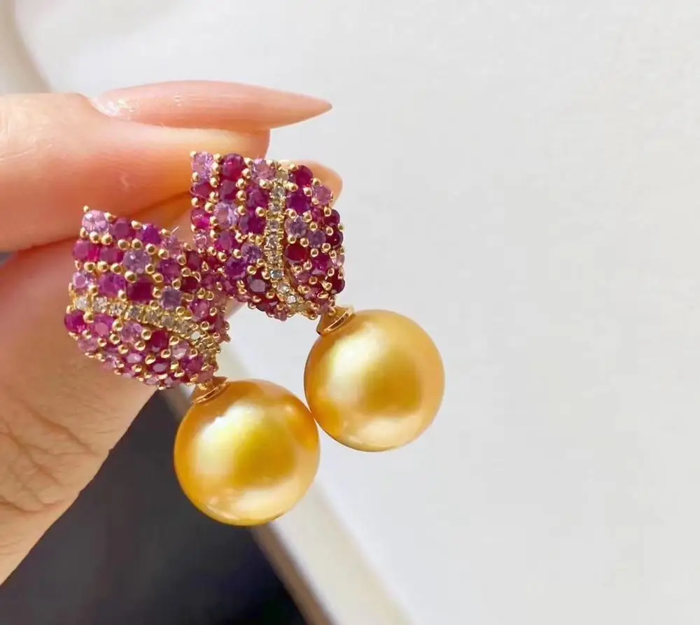 Женские жемчужные серьги D526 изящные висячие из стерлингового серебра 925 пробы 10-11