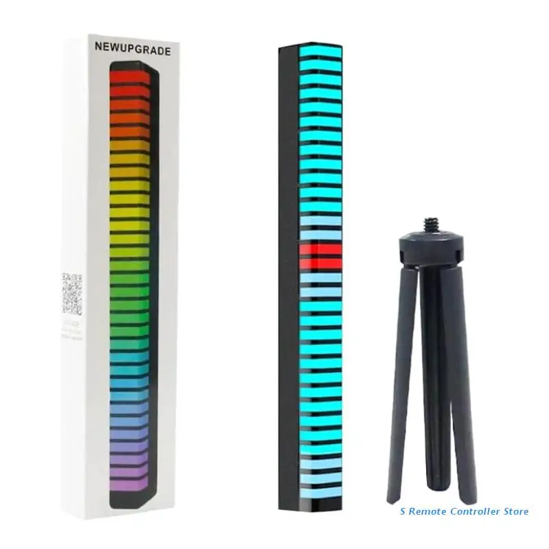 

BX0E 32 LEDS, Party Sound with 3D Lights,Pickup, Ambient LED Music, Night Light Bar, App Control, Car Atmosphere