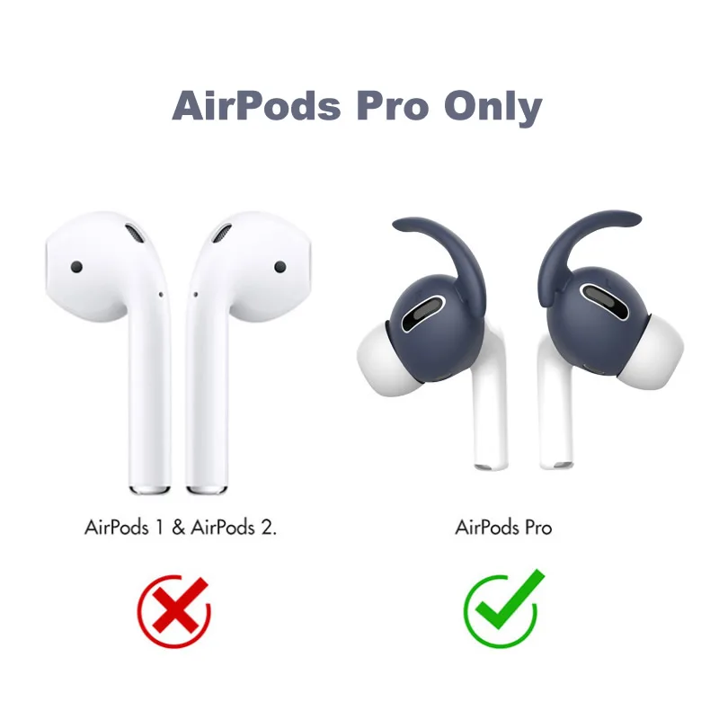 Силиконовый чехол для наушников Airpods Pro с крючком Apple Bluetooth аксессуары |
