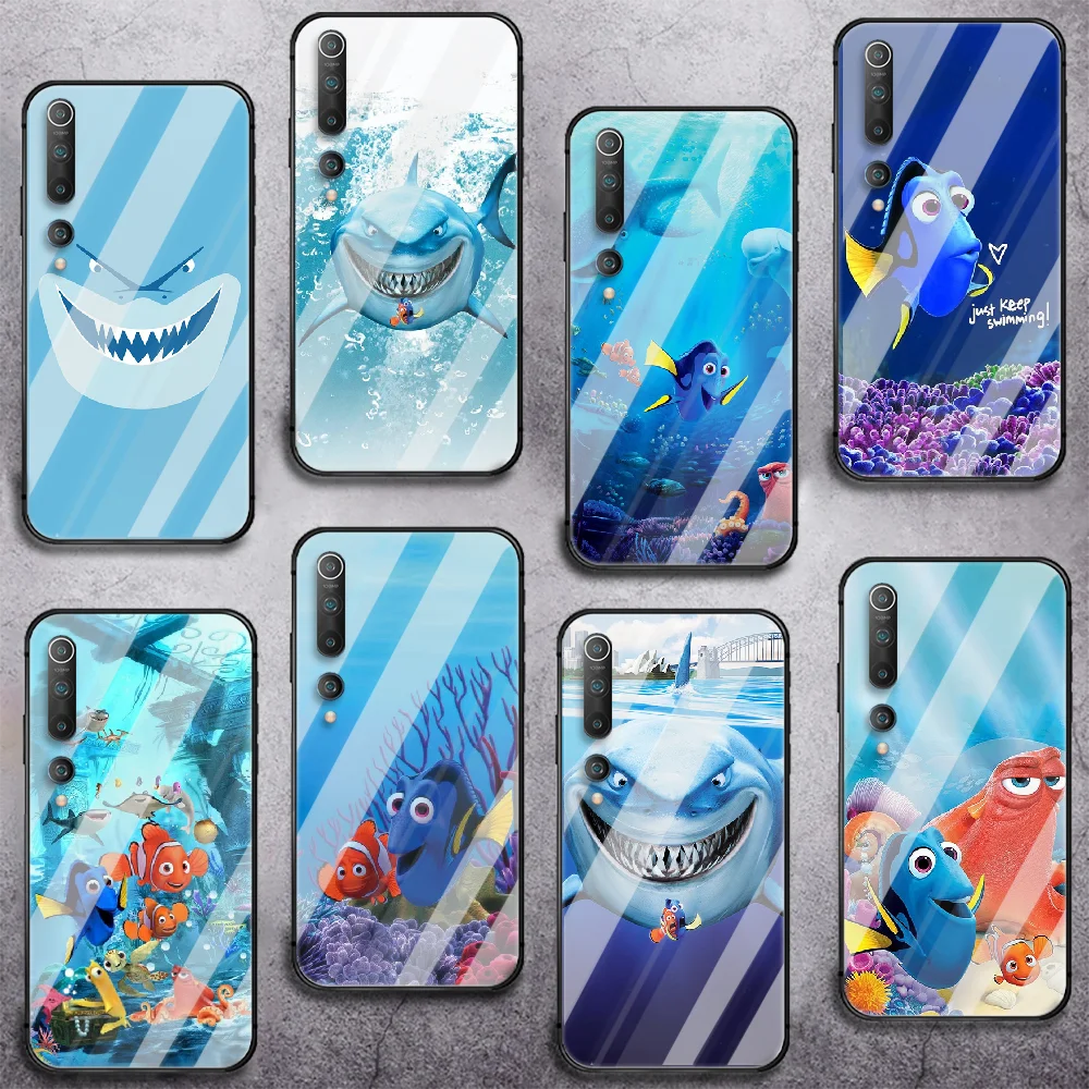 

Finding Nemo film Phone Tempered Glass Case Cover for Xiaomi Mi A MAX X POCO M Note 3 9 10 11 i T Pro Lite Black Etui Waterproof