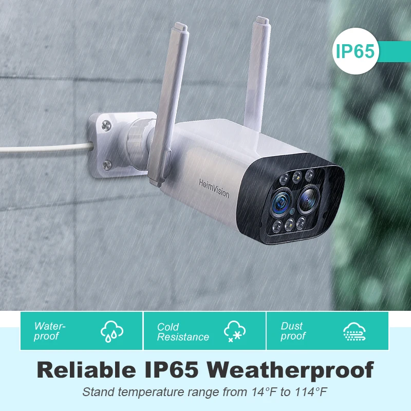 HeimVision HMB12MQ Ip Камера 4MP Wi Fi камеры безопасности наружного Цвет Ночное видение 2 Way