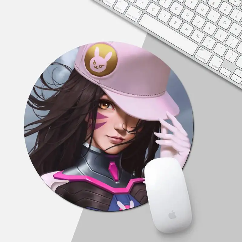 

overwatchs Comfort Mouse Mat Gaming Mousepad Desk Table Protect Game Office Work Round Mouse Mat pad Laptop Cushion