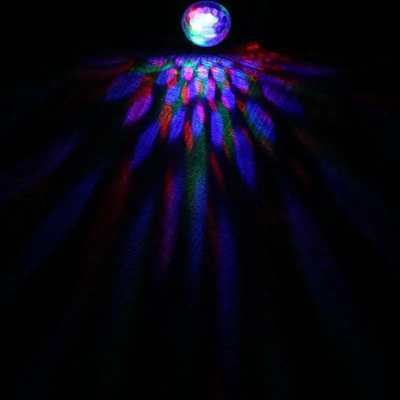 Цветной Вращающийся Светодиодный проекционный светильник на солнечной батарее