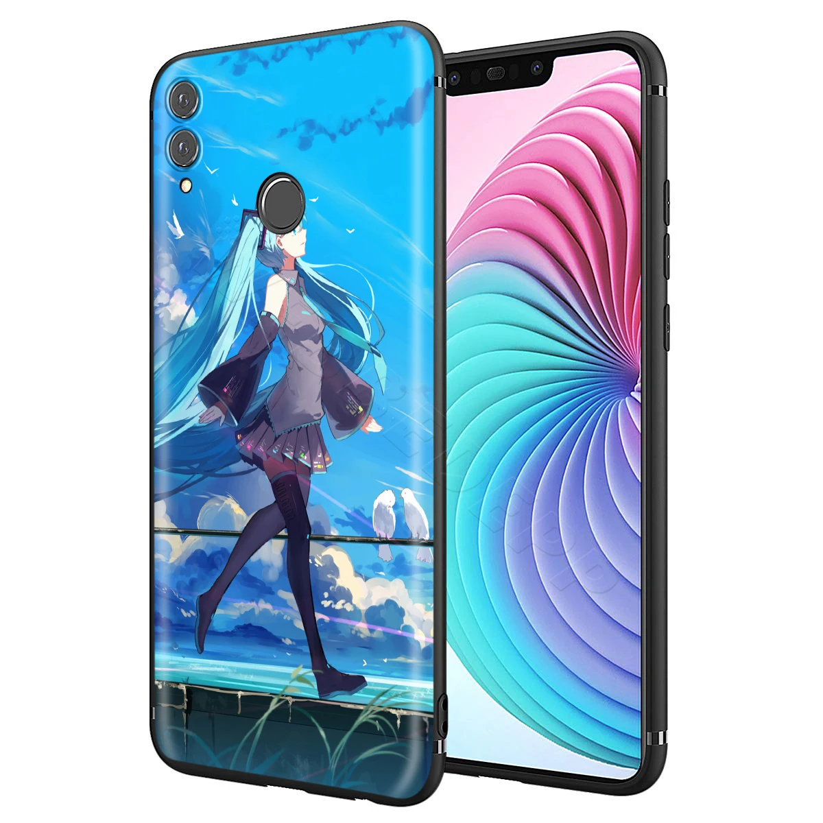 Webbedepp аниме девушка Хацунэ Мику чехол для Huawei P8 P9 P10 P20 P30 Lite Pro P Smart Z Mini