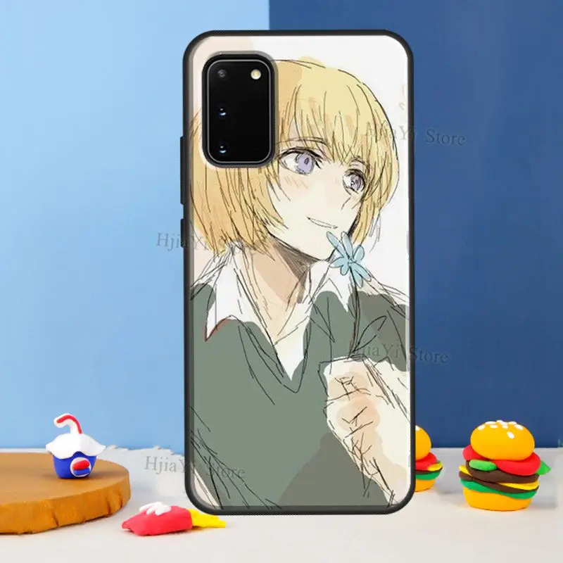 Armin Arlert Attack on Titan Case For Samsung Galaxy S21 Ultra Note 20 9 10 S10e S8 S9 S10 Plus S20 FE Back Cover | Мобильные