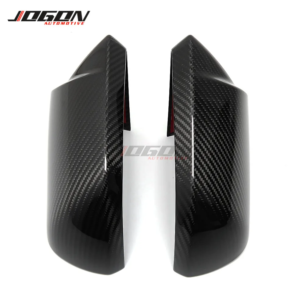 Car Side Rearview Mirror Cover For Ford Mustang 2015-2018 US Version With Turn Signal Dry Carbon Fiber | Автомобили и мотоциклы