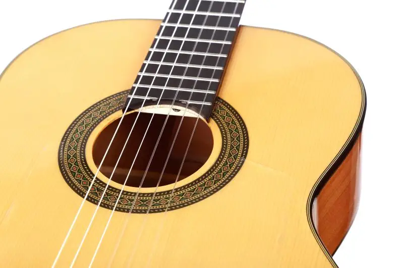 Профессиональная акустическая гитара Flamenco 39 дюймов ручной работы с твердым