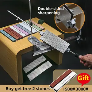 new knife sharpener professional diamond sharpening stone whetstone kitchen tools accessories gadgets grinding set ruixin pro free global shipping