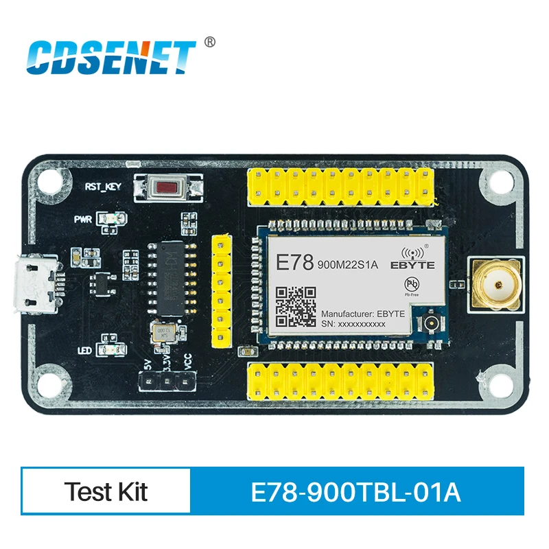 

ASR6505 Module Test Board SOC USB to TTL 868MHz 915MHz 22 dBm E78-900TBL-01A CDSENET For E78-900M22S1A LoRaWAN LinkWAN