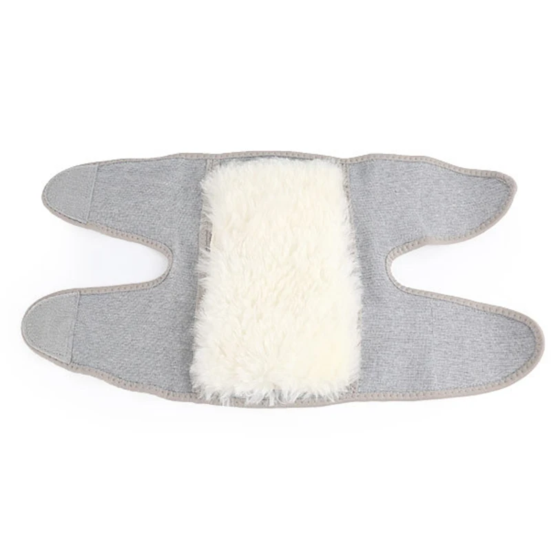 Зимний шерстяной наколенник для мужчин и женщин сохраняющий тепло флисовый