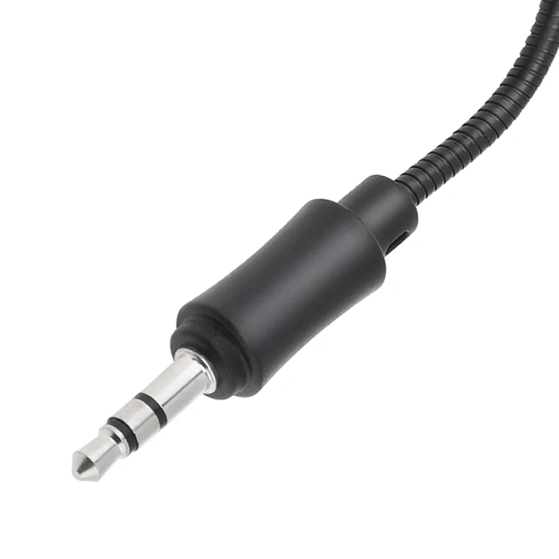 Black Mini 3.5mm Mic Flexible Microphone Game Capacitance 2.1 Boom Fit for Mobile Phone / PC Laptop Notebook | Электроника