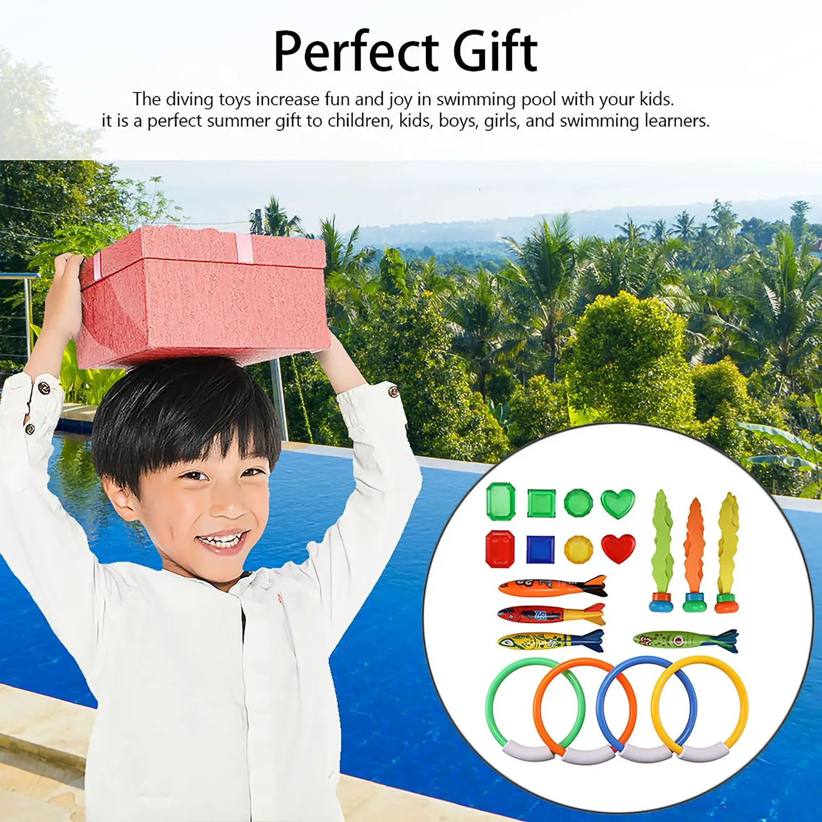 

Игрушка для дайвинга, ракетно-метательная игрушка, для бассейна, для дайвинга, летняя уличная игрушка-грабитель, детская игрушка для подвод...