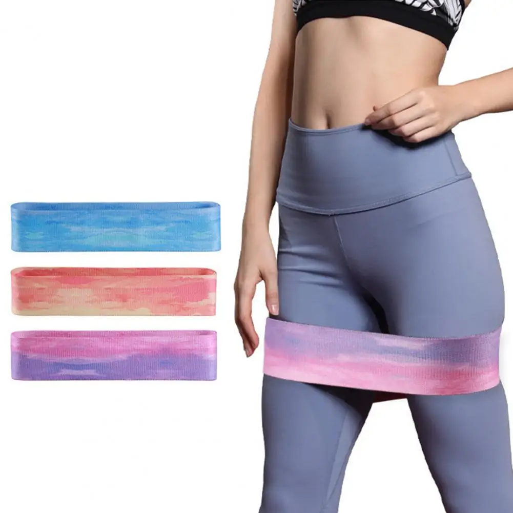 

Resistance Band Non-Slip Yoga Workout Bands High Elastic Polyester Cotton Stretch Fitness Women Yoga Exercising Bands for Gym
