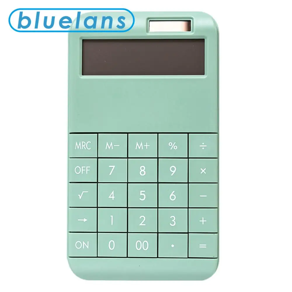 

12-разрядный Портативный Настольный калькулятор однотонные Цвет Бизнес Бухгалтерия инструмент встроенный 210 мА/ч, Батарея с компонентами по...