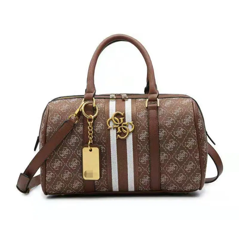 

New Gue s Luxury Ladies Large-Capacity Handbag Classic Ladies Shoulder Bag Messenger Bag Boston Bag Simple Handle Bag