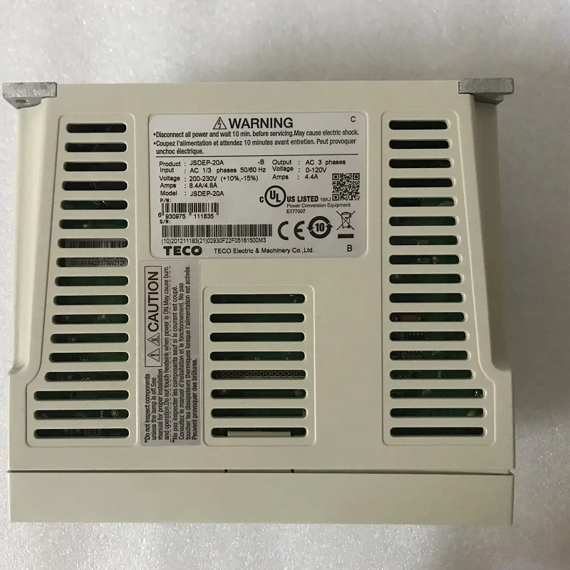 Новый и оригинальный Серводвигатель Teco 750W ac с драйвером JSMA-PLC08ABK + JSDEP-20A кабель 3m