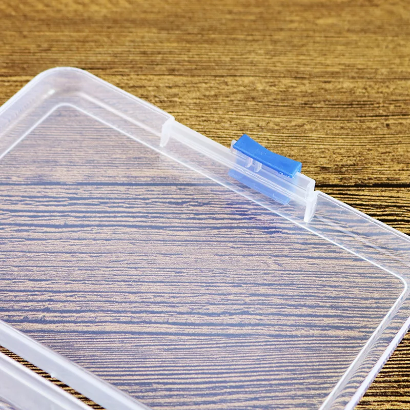 5 решеток простые прозрачные пластиковые отсеки ювелирный бисер органайзер