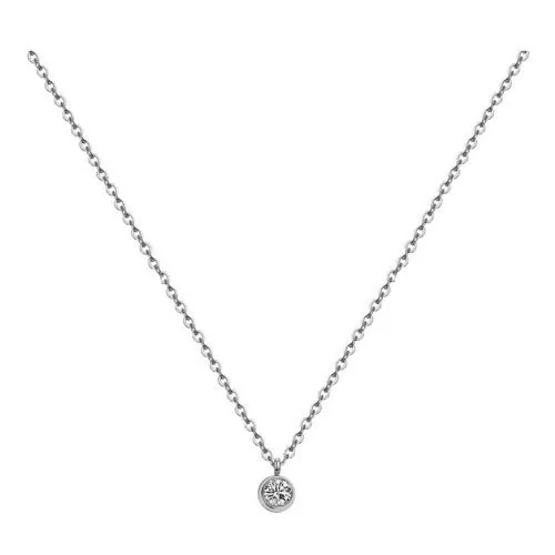 SG979-silver Нержавеющая сталь Кристалл Звезда и луна кулон ожерелье для женщин двойной слой кристаллов Пентакль Луна заявление ожерелье s - Окраска металла: SG979-silver