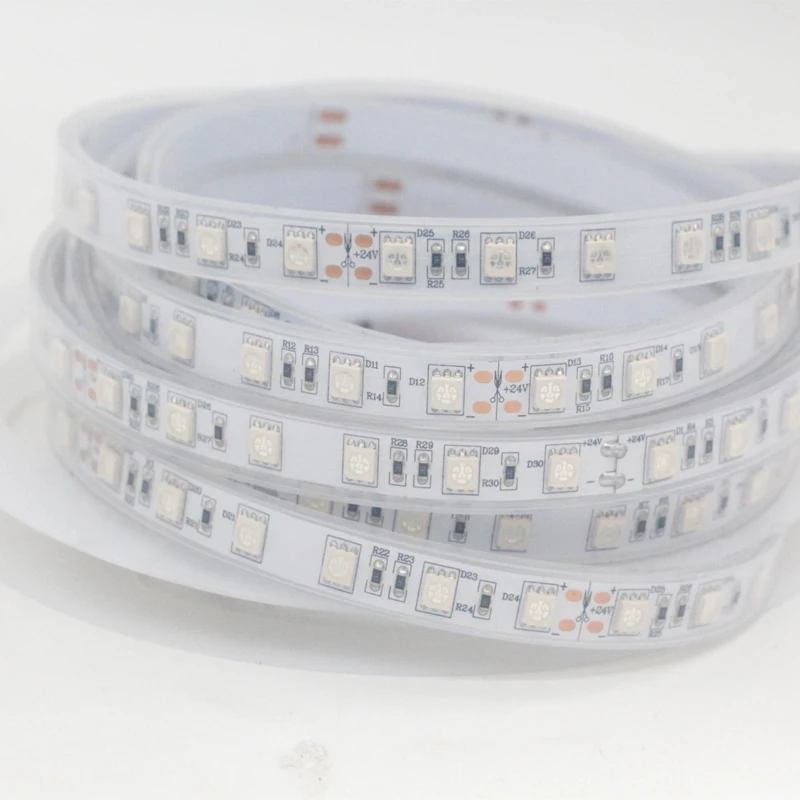 24v UV Led Strip light 5050 SMD 60led/m Ultraviolet Ray LED Diode Ribbon Purple Flexible Tape lamp for DJ Fluorescence Sterilize | Лампы и