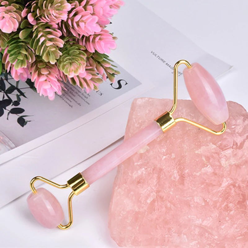 Gua Sha Tools Set 2 In 1 By Natural Jade Scraper Massager with Stones for Face Neck Back and Jawline Green Roller Bathroom | Дом и сад
