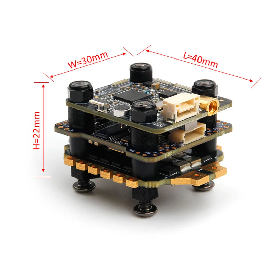 

20x20mm Holybro Kakute F7 Mini V3 Tekko32 F4 Mini 45A BLHELI32 4in1 ESC Atlatl HV Micro VTX 800mW for Micro FPV Racing Drone DIY