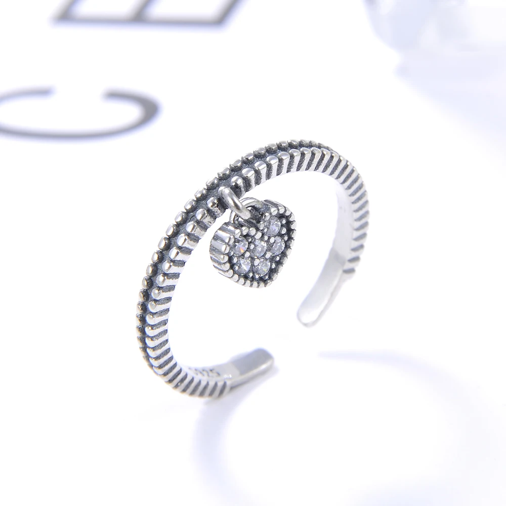 Женское кольцо из серебра 925 пробы регулируемого размера | Украшения и аксессуары