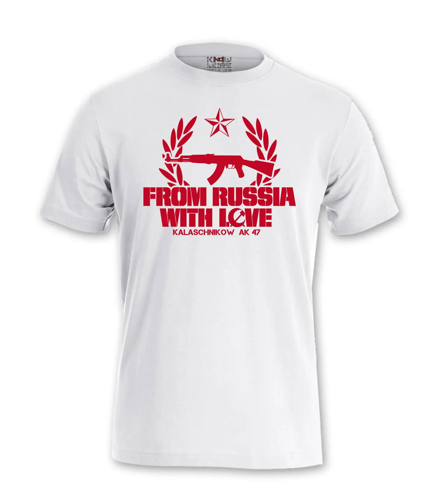 Мужская футболка &quotиз России с любовью&quot российский Кремль Путин Москва Poccnr