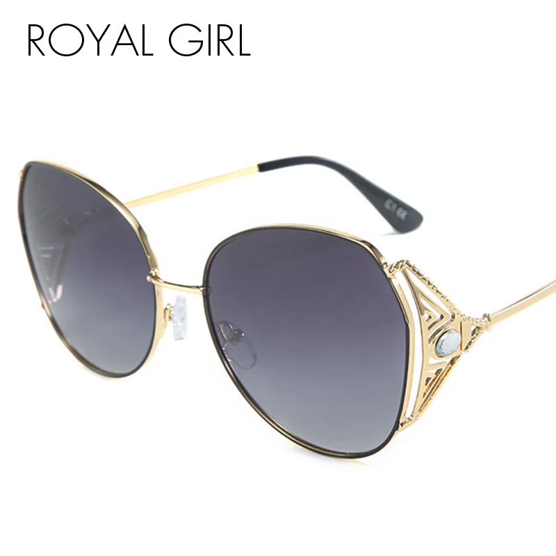 Солнцезащитные очки кошачий глаз ROYAL GIRL винтажные брендовые дизайнерские с