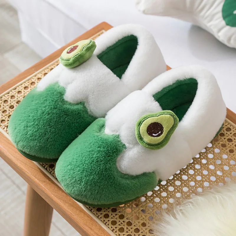 

Ladies Shoes Autumn Winter Cotton Slippers Fur Rabbit Home Warm Thick Bottom Indoor House Slippers Women Cute Fluffy Flip Flops