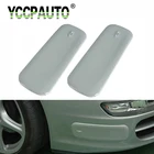 YCCPAUTO 2 шт. протектор автомобильного бампера передняязадняя Противоударная полоса Авто угловая Защита от царапин резиновая наклейка против царапин