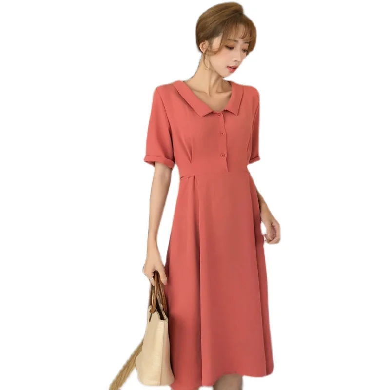 

Make firm offers summer cool wind skirt in female han edition temperament joker accept waist show thin long dress