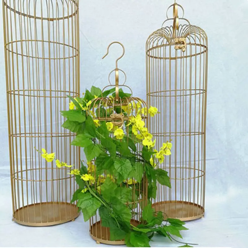 1 шт. украшение птица в клетке европейском стиле клетка для птиц свадебное