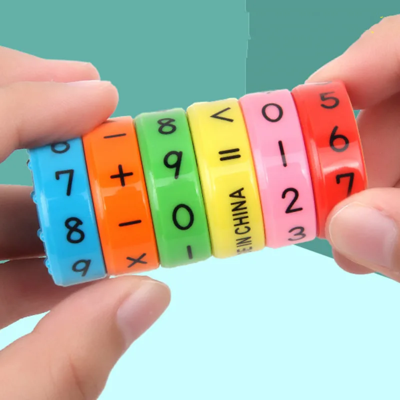 

Children Education Learning Building Blocks Magnetic Math Cylinder Abacus Count Toys Kids Puzzle Cube For Children Studens Toys