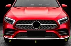 Подходит для Mercedes Benz A Class W177 V177 AMG Line 2019 2020 автомобильные аксессуары хромированный передний бампер нижний Гриль Крышка молдинг 3 шт.