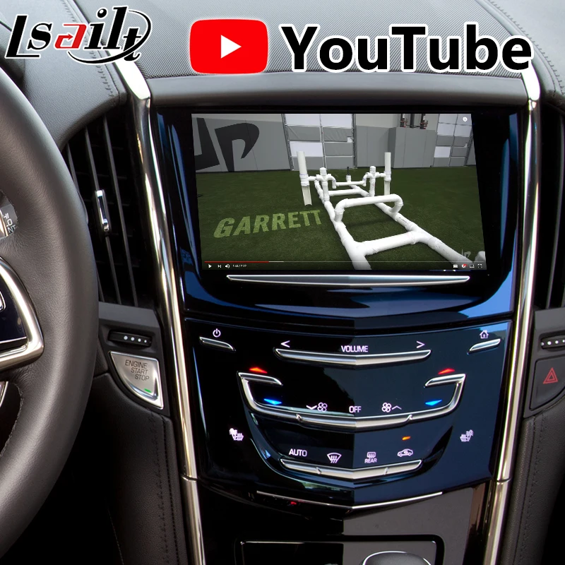 Видеоинтерфейс Lsailt Android для Cadillac ATS CUE System 2014 2019 модель GPS навигации беспроводной