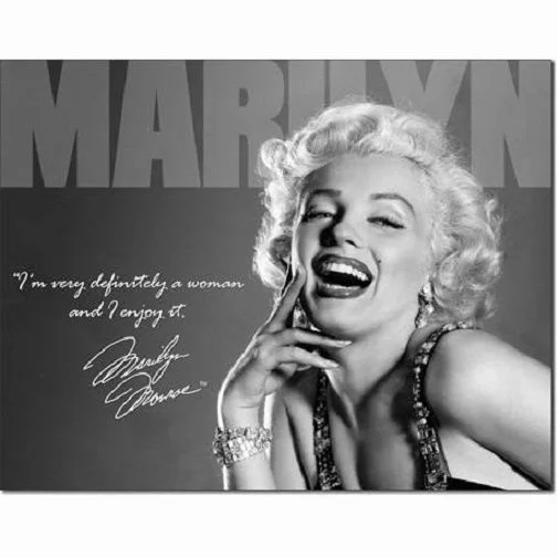 

Marilyn Monroe определенно значок Ретро винтажная Легенда фильм звезда металлический жестяной знак