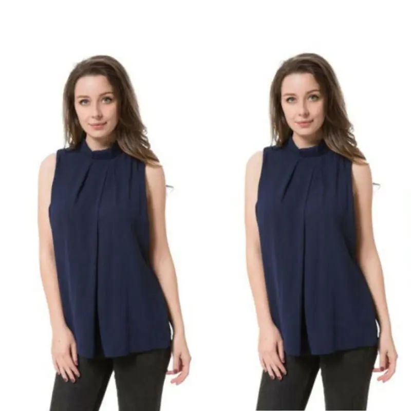 

Goocheer New Fashion Women Casual Sleeveless Vest Tank Tops Loose Chiffon T Shirt Blouse