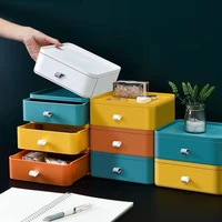office drawer storage box office household cosmetic student desktop stationery classification storage box desk finishing