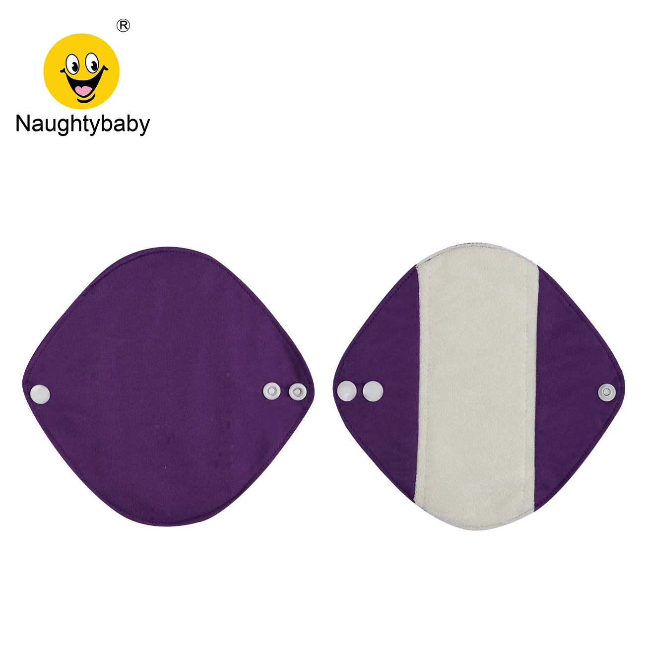 Naughtybaby  Reusable Bamboo Charcoal Sanitary Pads Regular Flow pads Health higiene feminina Menstrual Cloth Pads SML size