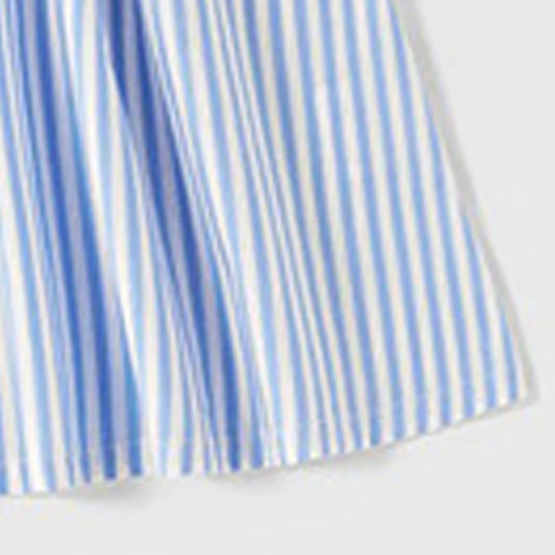 

Family Matching Outfits Fashion Mommy And Daughter Striped Bowknot Dress Summer Women Sling Princess Vestidos