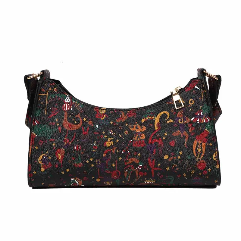 

Personality armpit bag women's summer 2021 new Korean fashion shoulder bag graffiti stick bag women's tide