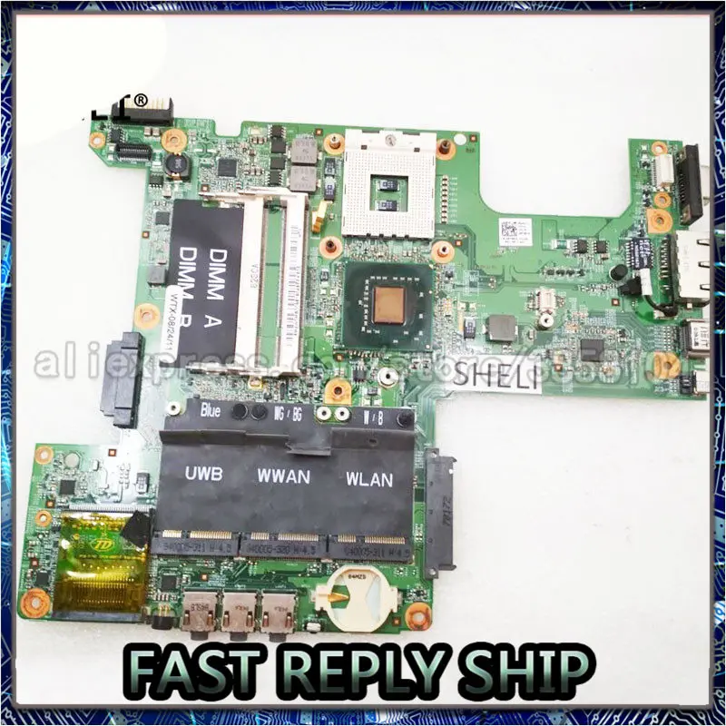 Материнская плата SHELI для ноутбука DELL Inspiron 1525 материнская GM965 07211-3 48 4w002. 031 CN-08YXKW